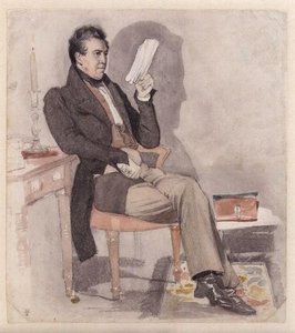William Jerdan — Daniel Maclise