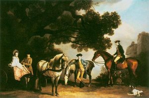 The Melbourne And The Milbanke Families — George Stubbs