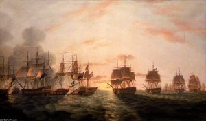 The Battle Of The Nile — Thomas Luny