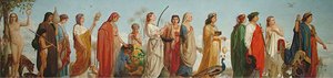 A Dream of Fair Women (diptych, panel 1)