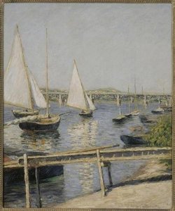 Voiliers A Argenteuil — Gustave Caillebotte