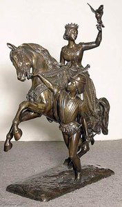 Mary Of Burgundy — Jean August Barre, Neoclassicism
