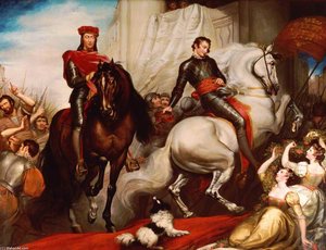 The Entry Of Richard And Bolingbroke Into London — James Northcote
