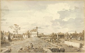 The Porta Portello With The Brenta Canal In Padua, 1740-1743 — Canaletto