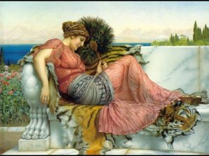 Amaryllis — R.b.a John William Godward