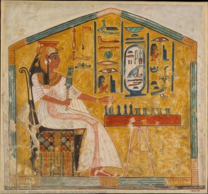 Queen Nefertari Playing Senet — Nikolaos Tzafouris