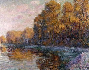 River In Autumn — Gustave Loiseau