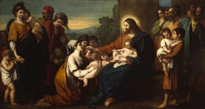 Christ Blessing Little Children — Benjamin West