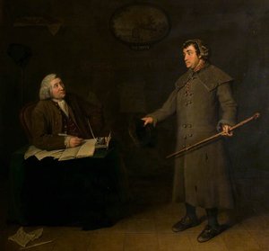 Scene From 'the Register Office' By Joseph Reed — Benjamin Vandergucht, Neoclassicism