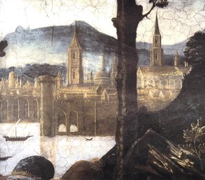 Three Temptations Of Christ (detail - (8)) — Sandro Botticelli