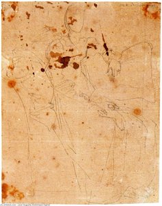 Study For The Portrait Of Marie Marcoz, Later Vicomtesse De Senonnes — Jean-auguste-dominique Ingres