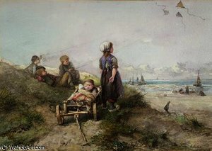 Kite Flying — Johan Mari Henri Ten Kate