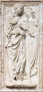 Angels Playing a Viola