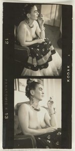 Frida Kahlo (strip Of Two Contact Prints) — Julien Levy