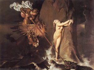 Roger Delivering Angelica — Jean-auguste-dominique Ingres