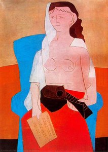 Woman With Mandoline — Pablo Picasso