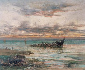The Wreck At Sunset, Seasalter, Kent — Daniel Sherrin