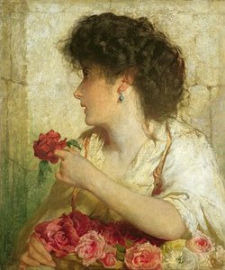 A Summer Rose — George Elgar Hicks