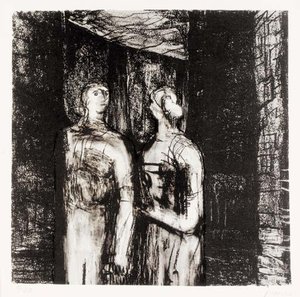 Friday Night - Camden Town — Henry Moore