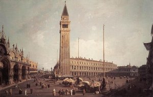 Piazza San Marco: Looking South West — Canaletto