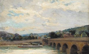 Le Pont De Sèvres — Albert-charles Lebourg