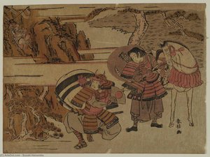 Kumagai Naozane And Taira No Atsumori At Ichinotani