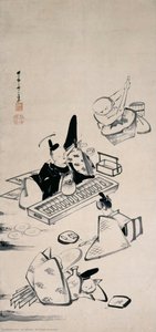 Six Poetic Immortals — Itō Jakuchū