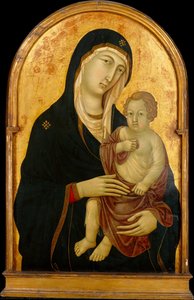 Madonna And Child — Ugolino Di Nerio, Early Renaissance