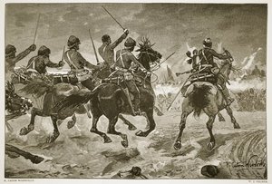 Mahsameh, Scene In The Egyptian War — Richard Caton Woodville, Historical Painting