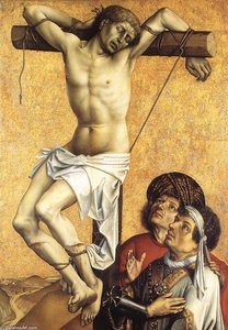 The Crucified Thief — Robert Campin (master Of Flemalle), International Gothic
