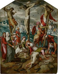 Christ On The Cross — Pieter Aertsen