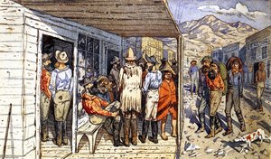 Main Street In Lillooet, B.c. — William George Richardson Hind