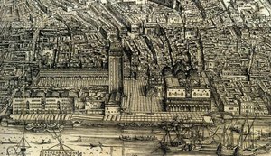 Perspective Plan Of Venice (detail) — Jacopo Barbari