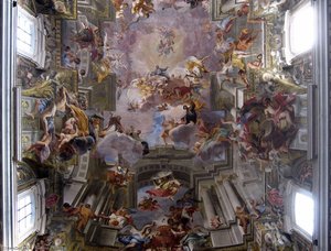 Allegory Of The Jesuits' Missionary Work (detail) (12) — Andrea Pozzo