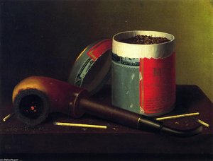 Still Life With Pipe — William Michael Harnett