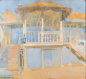 Houses In Protato, Mount Athos — Spyros Papaloukas