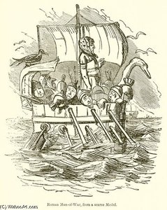 Roman Man-of-war, From A Scarce Medal — John Leech