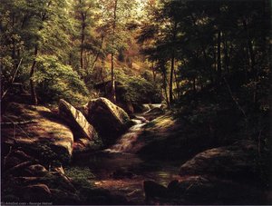 Trout Stream In The Alleghenies — George Hetzel