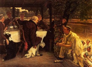 The Prodigal Son In Modern Life: The Fatted Calf — Jacques Joseph Tissot, Academic Art