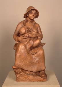 Maternity. Madame Renoir And Son — Pierre-auguste Renoir, Impressionism
