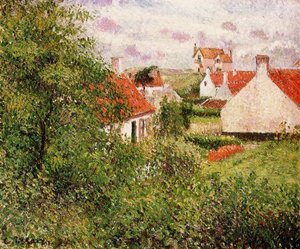 Houses At Knocke, Belgium — Camille Pissarro