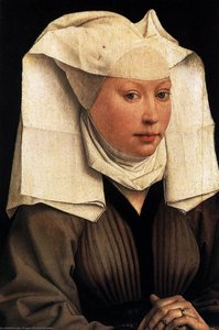 Lady Wearing A Gauze Headdress — Rogier Van Der Weyden