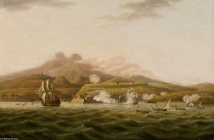 Capture Of Martinique - — Thomas Luny, Historical Realism