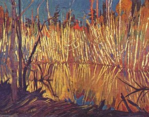 Beaver Dam And Birches — James Edward Hervey Macdonald