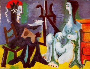 The Painter And His Model 10 — Pablo Picasso