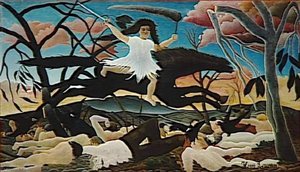 La Guerre Ou La Chevauchee De La Discorde — Henri Julien Félix Rousseau (le Douanier)