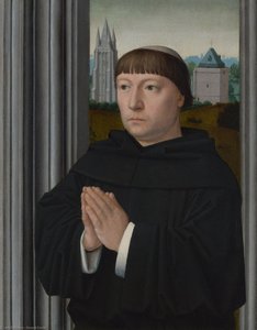 An Augustinian Friar Praying — Gerard David