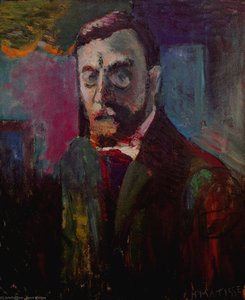 Autoportrait Huile Sur Toile Paris, Musée National D'art Moderne — Henri Matisse, Fauvist Expressionism