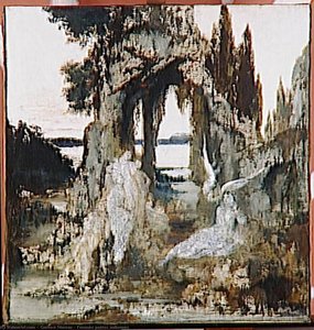 Femmes Poètes Indiennes — Gustave Moreau, Symbolist Painting