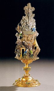Handstone With Crucifixion And Resurrection Scenes — Caspar Ulrich, Other